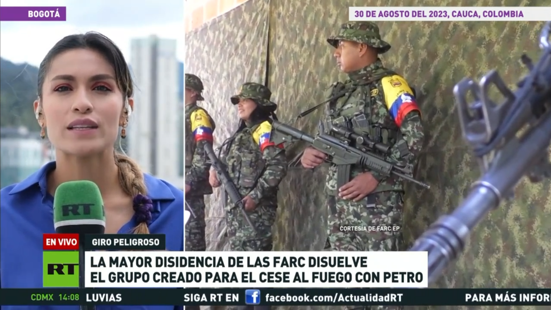 La mayor disidencia de las FARC disuelve el grupo creado para el cese al fuego en Colombia