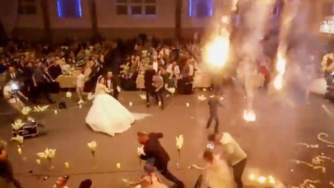 VIDEO: Así se desató el incendio que se cobró más de 100 vidas en una boda en Irak