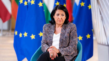 La gira por Europa puede costarle la destitución a la presidenta de Georgia