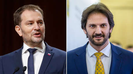 Ex primer ministro de Eslovaquia protagoniza una pelea con el exjefe del Interior (VIDEO)