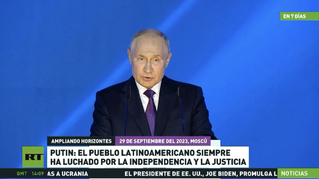 Putin: El pueblo latinoamericano siempre ha luchado por la independencia y la justicia