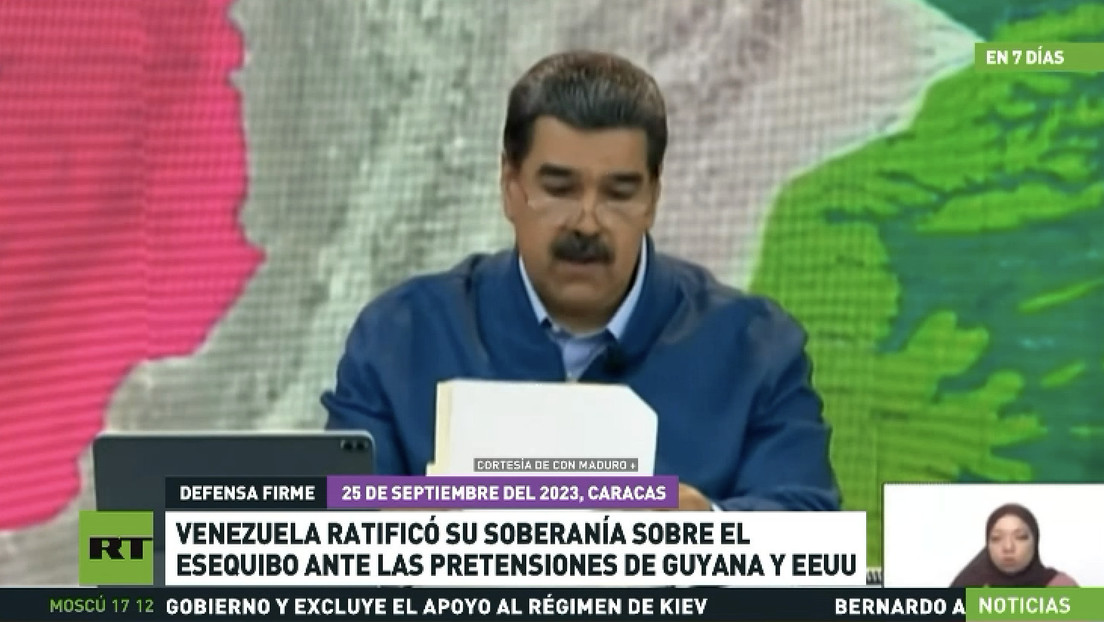 Venezuela ratifica su soberanía sobre el Esequibo ante las pretenciones de Guyana y EE.UU.