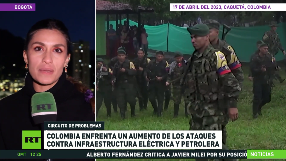 Colombia enfrenta un aumento de ataques contra la infraestructura eléctrica y petrolera