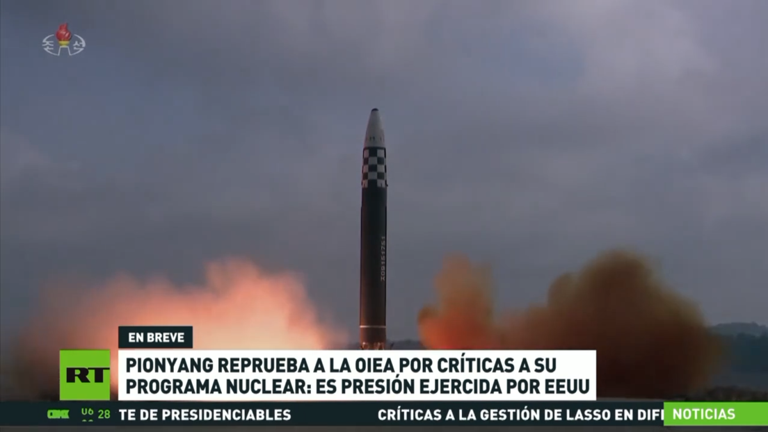 Pionyang reprueba a la OIEA por críticas a su programa nuclear: es presión ejercida por EE.UU.