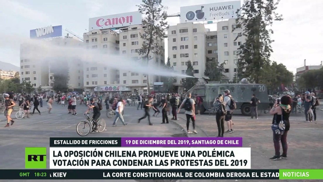 La oposición chilena promueve una polémica votación para condenar las protestas del 2019