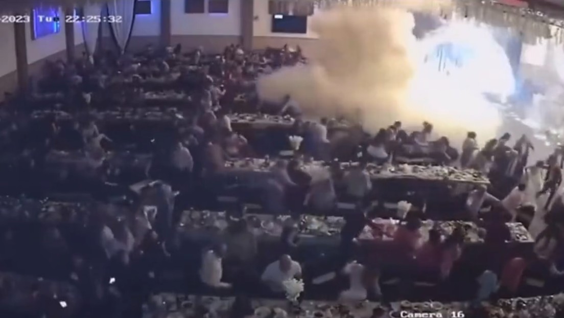 Publican un nuevo y aterrador video del incendio que se cobró más de 100 vidas en una boda en Irak