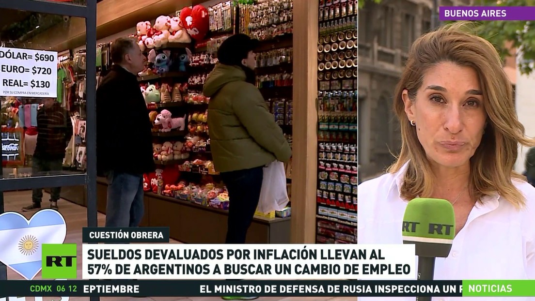 Sueldos devaluados por la inflación llevan al 57% de los argentinos a buscar un cambio de empleo