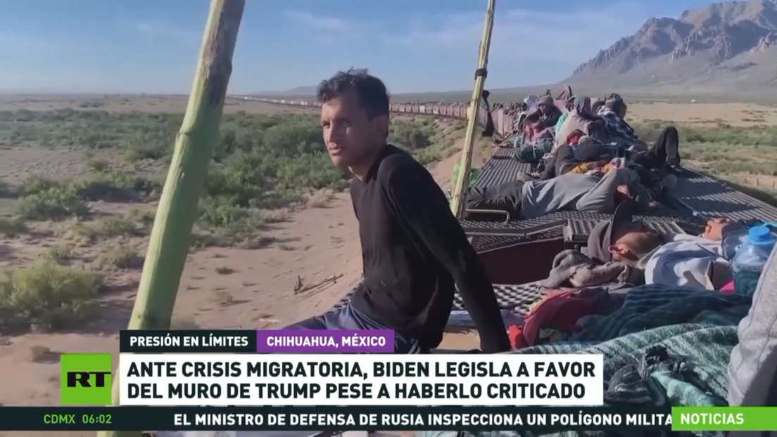 Ante crisis migratoria, Biden legisla a favor del muro de Trump pese a haberlo criticado