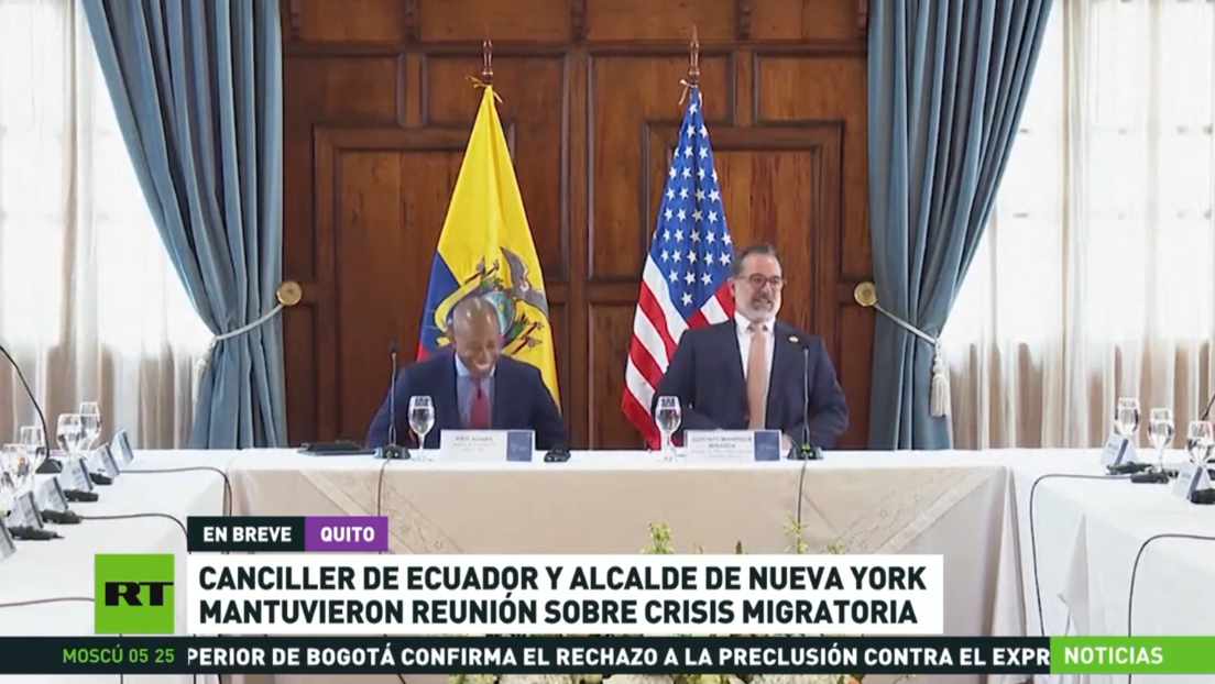 El Canciller De Ecuador Y El Alcalde De Nueva York Mantienen Una ...