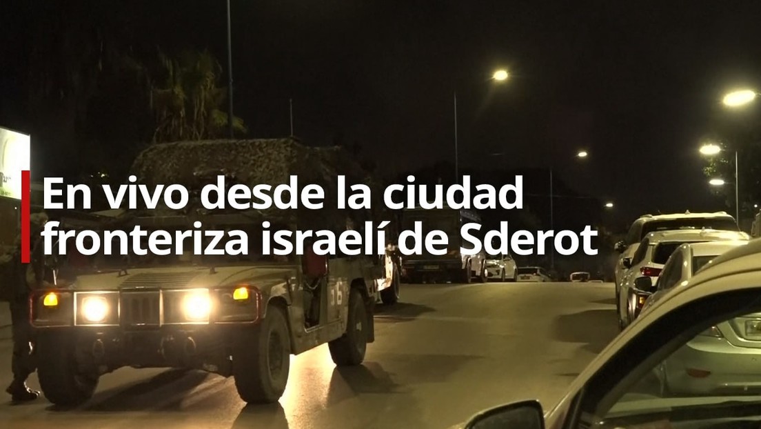 VIDEO: Fuertes disparos en la ciudad fronteriza israelí de Sderot