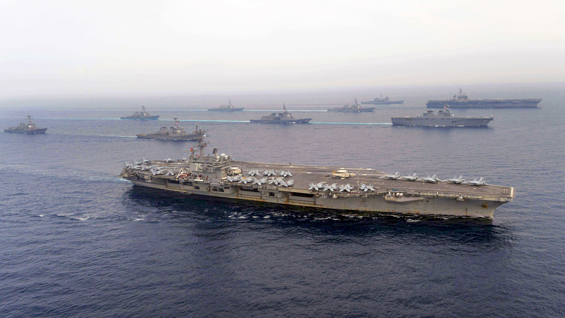 EE.UU., Corea del Sur y Japón realizan sus primeras maniobras navales conjuntas en 7 años