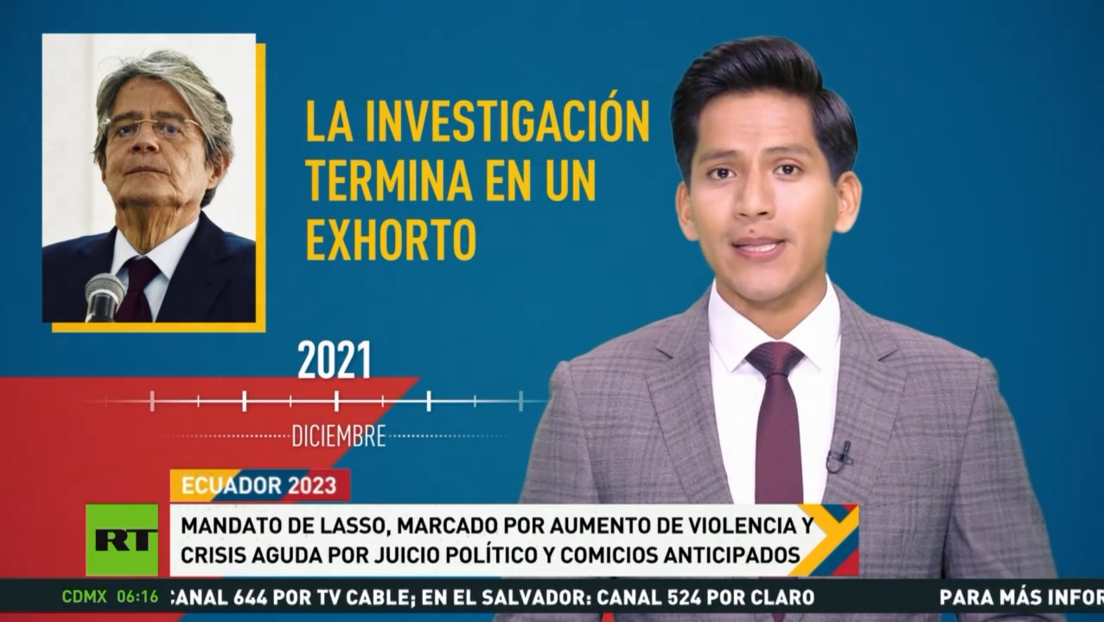 Mandato de Lasso, marcado por el aumento de la violencia y una crisis política en Ecuador