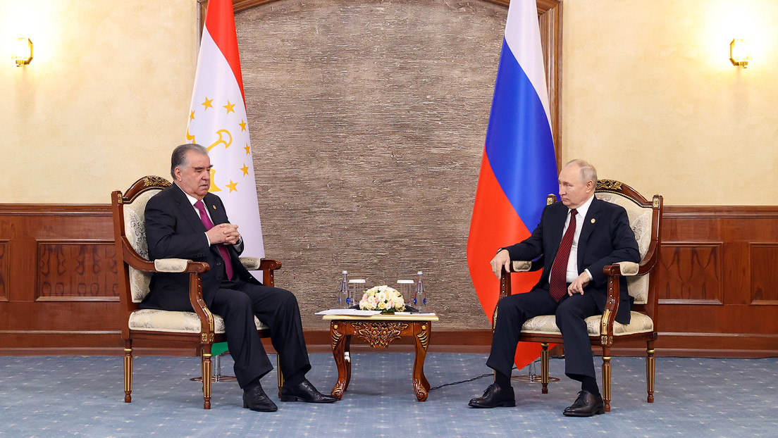 Putin se reúne con el presidente de Tayikistán (VIDEO)