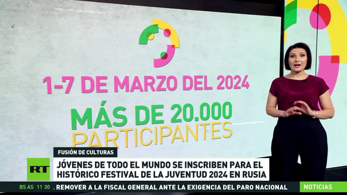 Jóvenes de todo el mundo se inscriben para el histórico Festival Mundial de la Juventud 2024 en Rusia