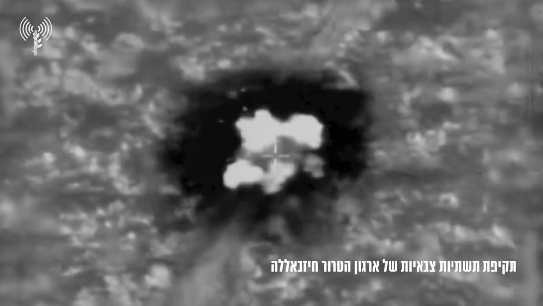 Israel publica un video de los ataques contra instalaciones de Hezbolá en el Líbano