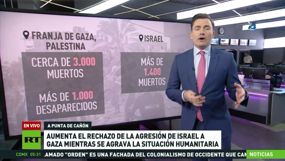 Aumenta el rechazo de la agresión de Israel a Gaza mientras se agrava la situación humanitaria