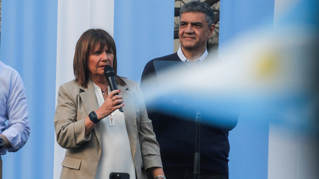 La candidata presidencial de la coalición de derecha Juntos por el Cambio, Patricia Bullrich