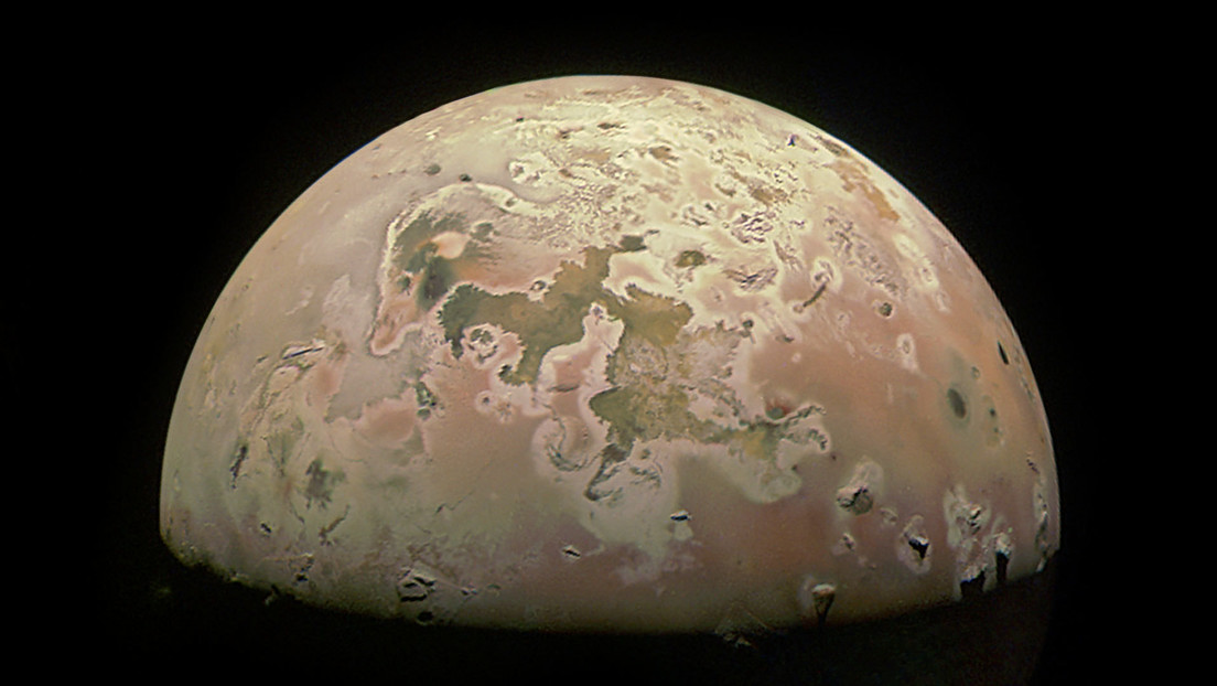 Captan "la mejor imagen" de la luna Ío de Júpiter