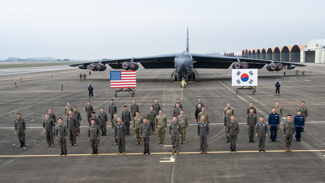 EE.UU., Corea del Sur y Japón realizan por primera vez un ejercicio aéreo conjunto