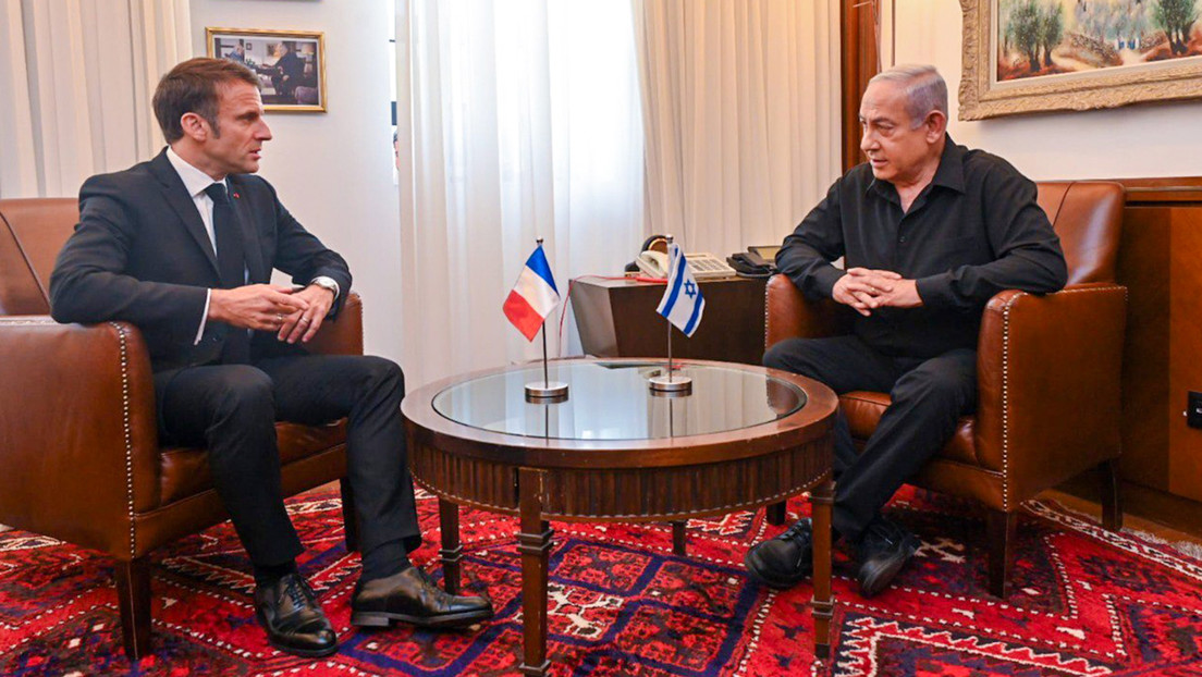 Macron propone una coalición internacional contra Hamás