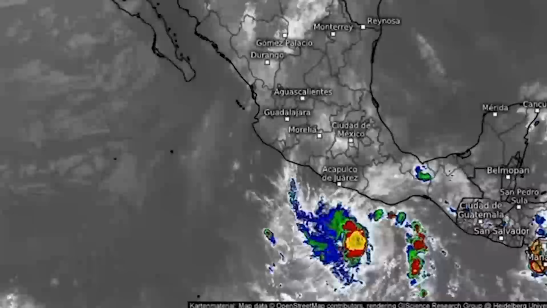 Advierten que la tormenta tropical Otis podría convertirse en huracán al llegar a México