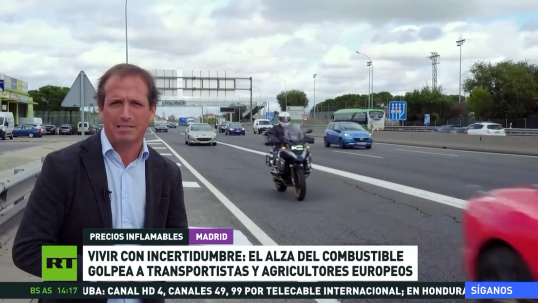 Vivir con incertidumbre: El alza del combustible golpea a transportistas y agricultores europeos
