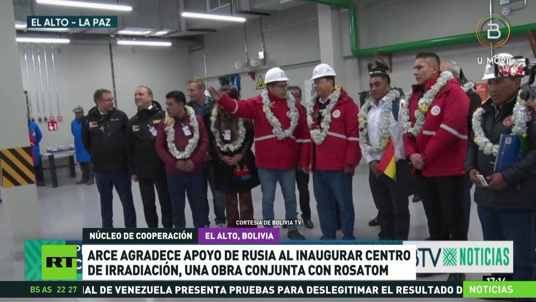 Bolivia agradece el apoyo de Rusia al inaugurar un centro de irradiación