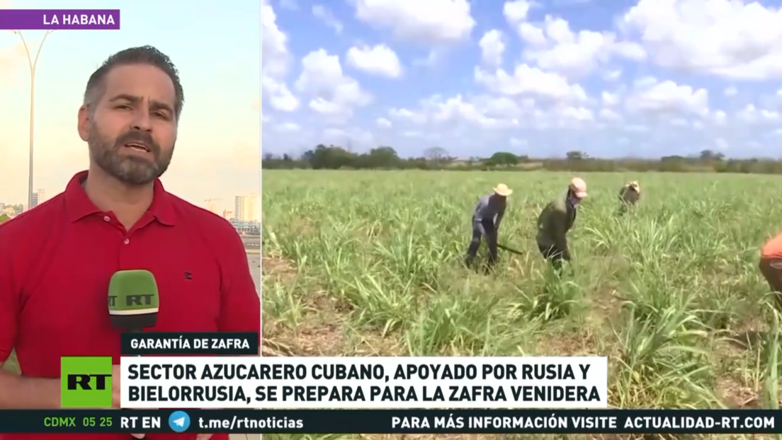 El sector azucarero de Cuba, apoyado por Rusia y Bielorrusia, se prepara para la zafra venidera