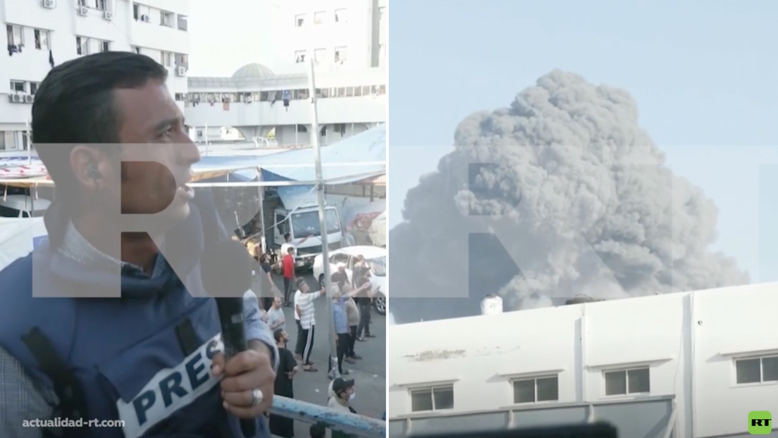 VIDEO: Captan en directo un bombardeo de Israel contra la Franja de Gaza