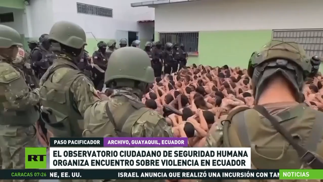 El Observatorio Ciudadano de Seguridad Humana organiza un encuentro sobre violencia en Ecuador