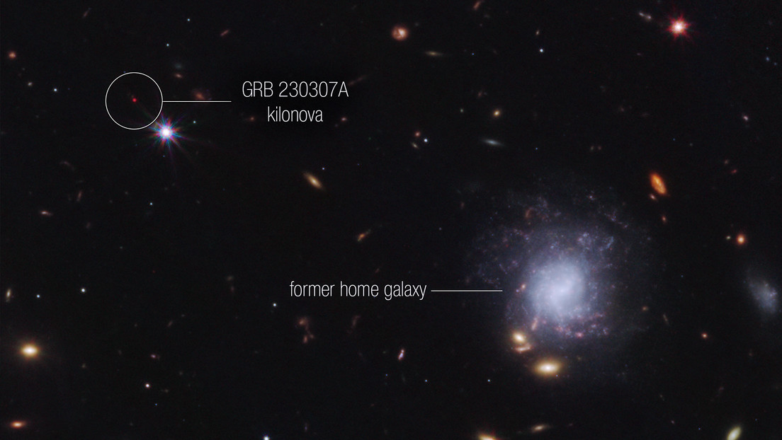 El telescopio James Webb detecta una explosión 1 millón de veces más ...