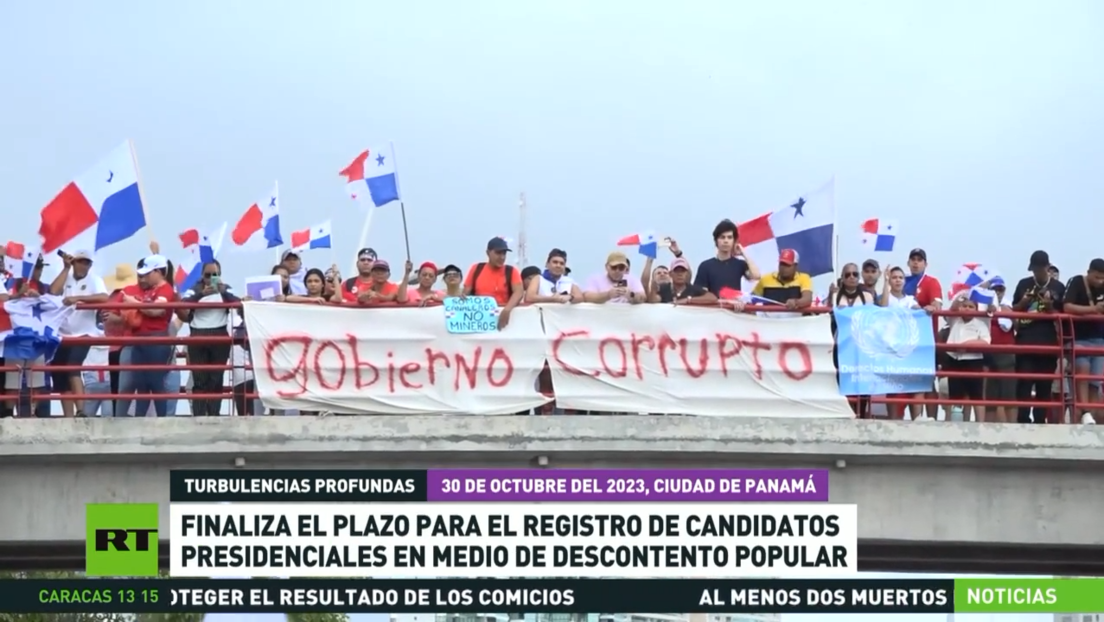 Finaliza el plazo para el registro de candidatos presidenciales en Panamá en medio del descontento popular
