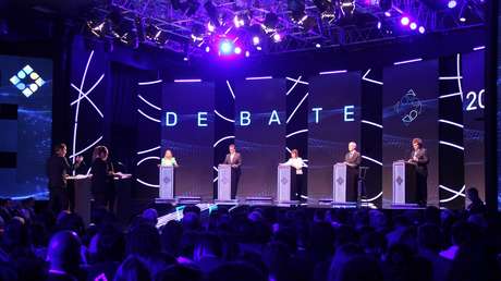 Los candidatos presidenciales de Argentina se enfrentan en el segundo debate electoral