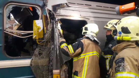 Dos trenes del metro de Moscú chocan en una estación (FOTOS, VIDEO)