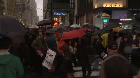 VIDEO: Marcha en apoyo a Palestina en Nueva York