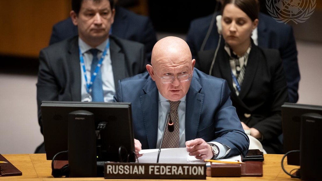 El representante permanente de Rusia ante la ONU, Vasili Nebenzia