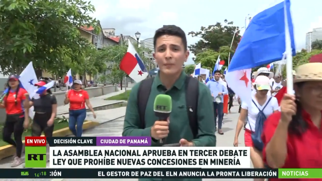 La Asamblea Nacional de Panamá aprueba en tercer debate la ley que prohíbe nuevas concesiones en minería