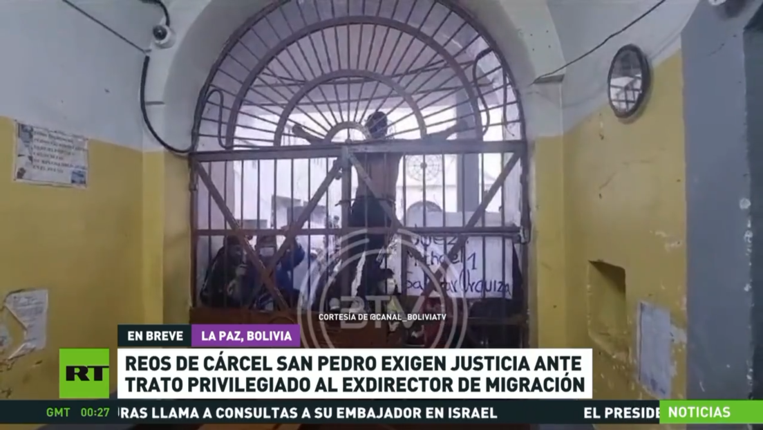 Reos de una cárcel boliviana exigen justicia ante trato privilegiado al exdirector de Migración