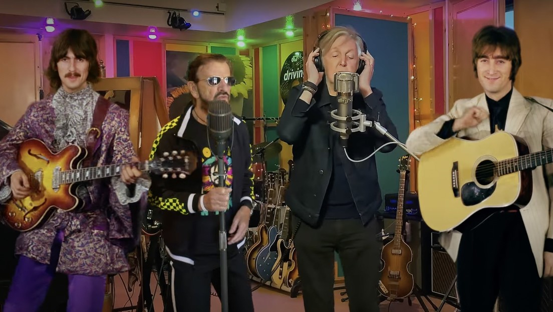 Los 4 miembros de The Beatles tocan 'juntos' por primera vez en décadas en un nuevo video