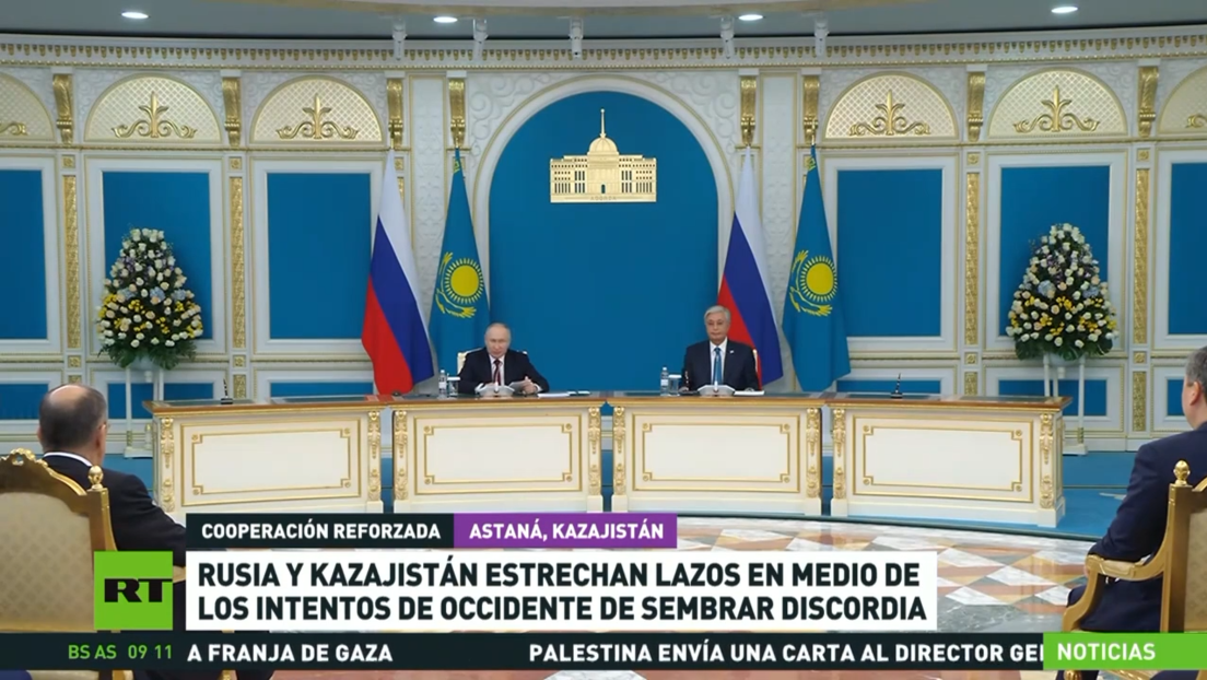 Rusia y Kazajistán estrechan lazos en medio de los intentos de Occidente de sembrar discordia