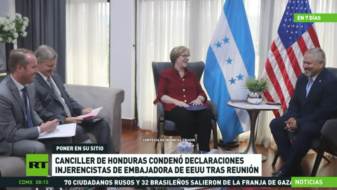 Canciller de Honduras condena declaraciones injerencistas de la embajadora de EE.UU.