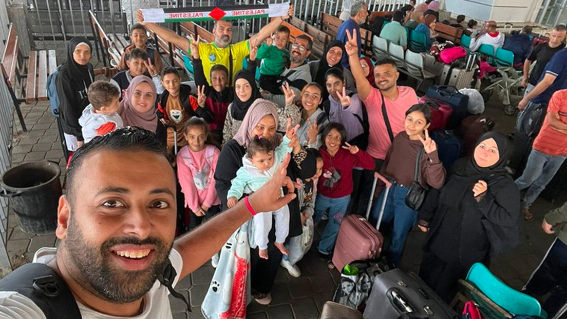 32 ciudadanos brasileños cruzan de Gaza a Egipto