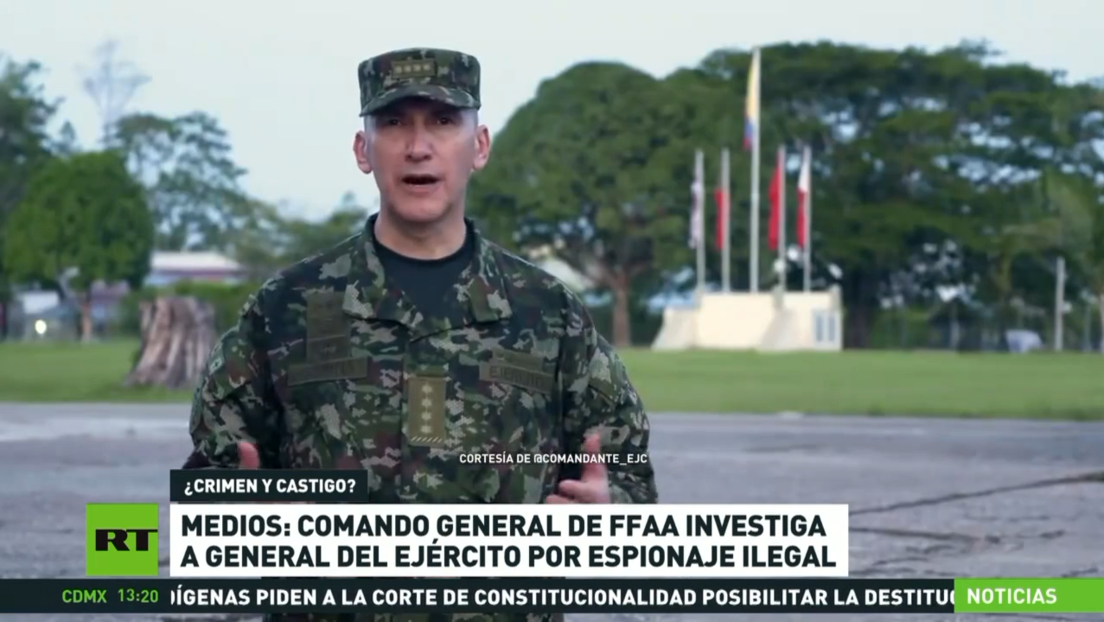 Reportan que el Comando General de las FF.AA. de Colombia investiga a general del Ejército por espionaje ilegal