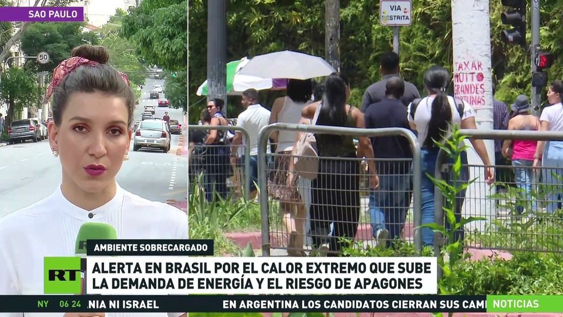 Alerta en Brasil por el calor extremo, que sube la demanda de energía y el riesgo de apagones