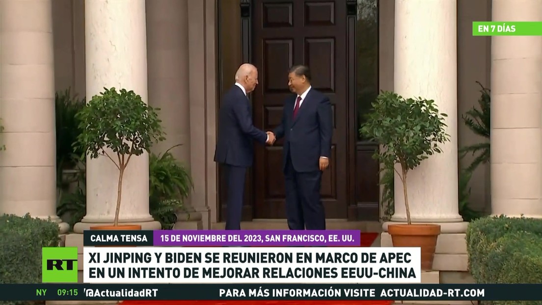 Xi y Biden se reunieron en el marco del APEC en un intento de mejorar las relaciones entre EE.UU. y China