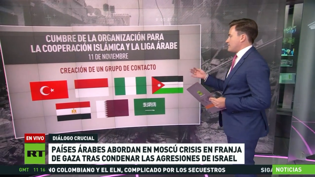 Países árabes abordan en Moscú la crisis en Franja de Gaza tras condenar las agresiones de Israel