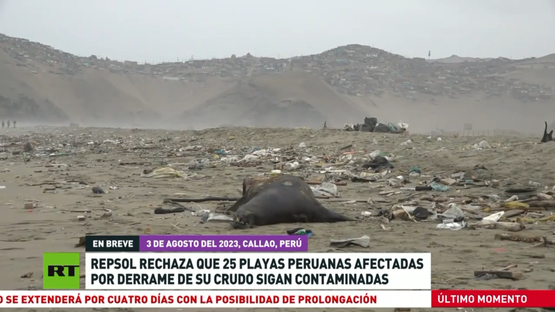 Repsol rechaza que 25 playas peruanas sigan contaminadas por derrame de crudo en 2022