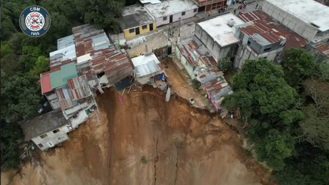 Un desprendimiento de tierra en Guatemala deja varios desaparecidos