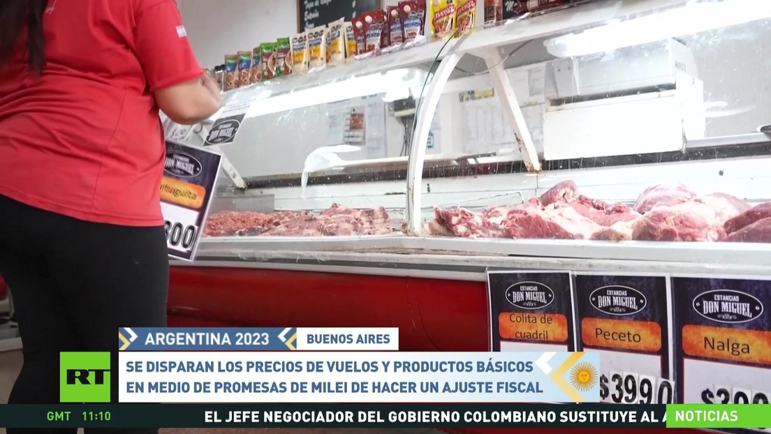 Se disparan los precios de vuelos y productos básicos en Argentina en medio de promesas de Milei de un ajuste fiscal