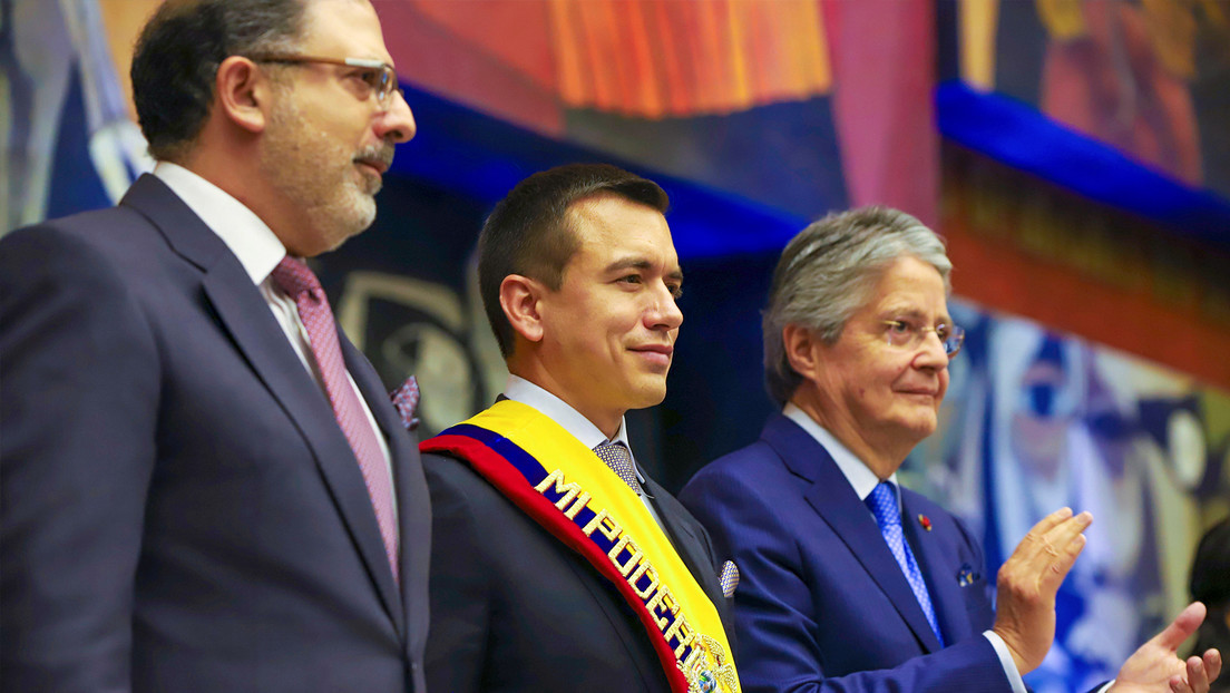 Daniel Noboa asume la presidencia de Ecuador